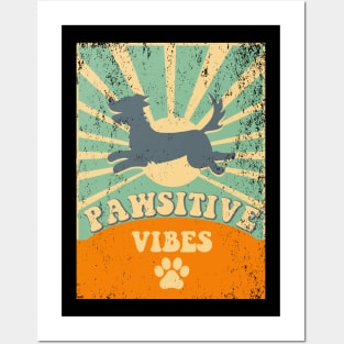 Pawsitive vibes Posters and Art